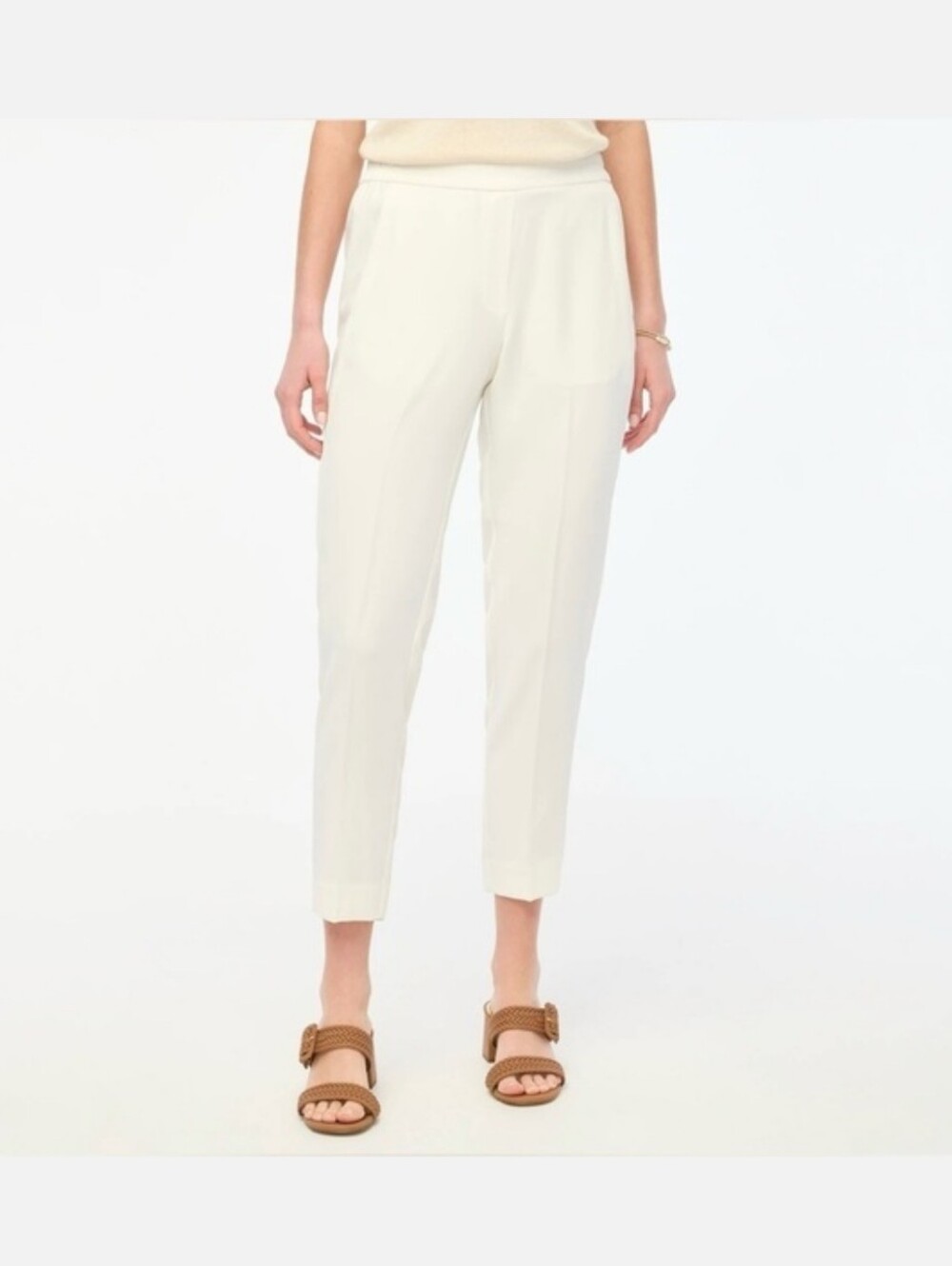 J. Crew Jamie Pants Women's 4 Stretch Waist Trouser Pockets - Picture 2 of 6